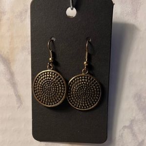 Round textured dangles